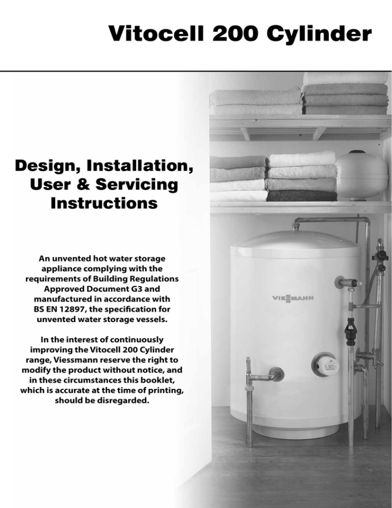 Vitocell 200-V 200-B Cylinders (PDF 1 MB) Vitocell 200-V 200-B Cylinders (PDF 1 MB)