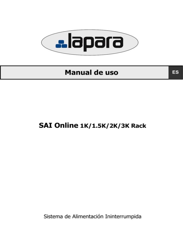LA-ON-2K-RACK manual ES LA-ON-2K-RACK manual ES