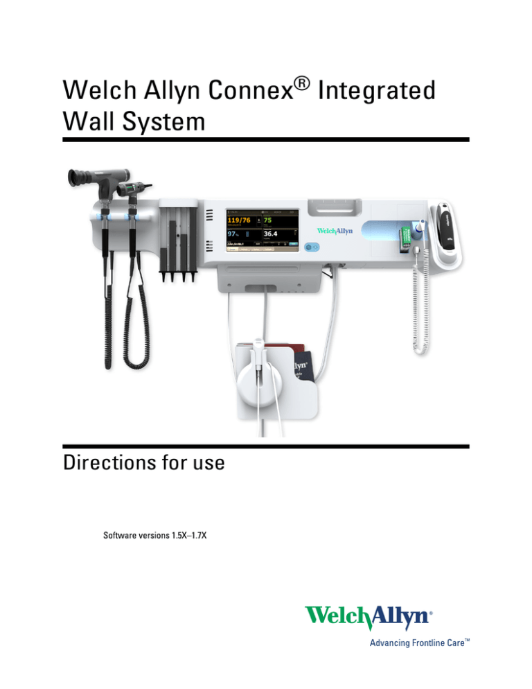 Connex Integrated Wall System Directions for Use Connex Integrated Wall System Directions for Use