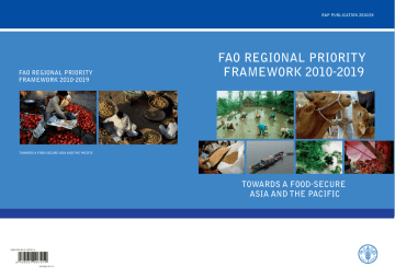 Priorities for FAO activities in the region Priorities for FAO activities in the region