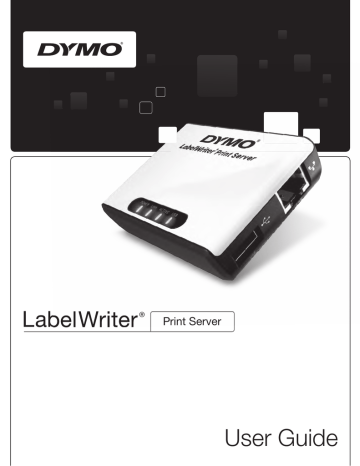 Instrukcja użytkownika oprogramowania LabelWriter Print Server Instrukcja użytkownika oprogramowania LabelWriter Print Server