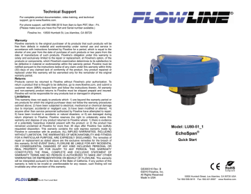EchoSpan LU80 Quick Start Guide EchoSpan LU80 Quick Start Guide