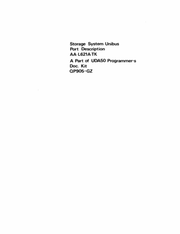 AA-L621A-TK_UnibusPortDescription_1982 AA-L621A-TK_UnibusPortDescription_1982