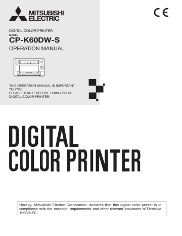CP-K60DW-S CP-K60DW-S