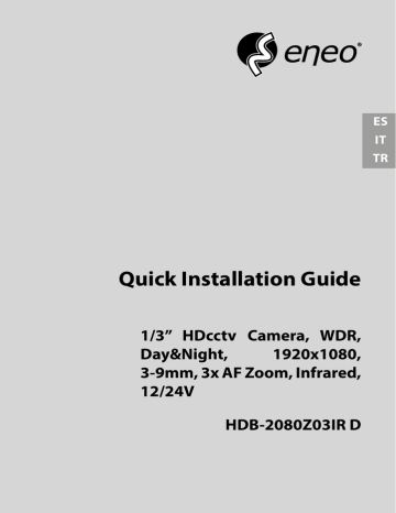 Eneo HDB-2080Z03IR D Manual de usuario | Manualzz