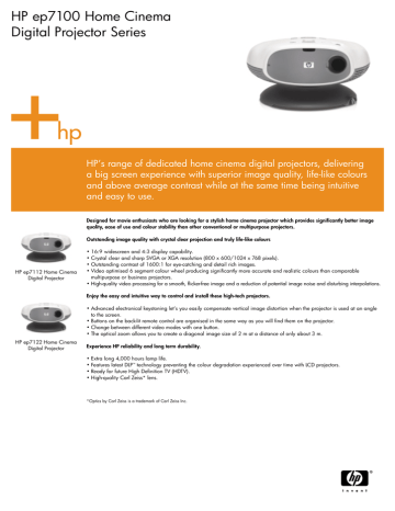 HP ep7122 Product Sheet HP ep7122 Product Sheet
