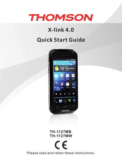 TH-1127M ENG QSG TH-1127M ENG QSG