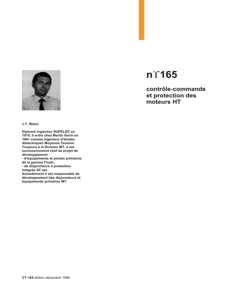 ° n 165 contrôle-commande ° n 165 contrôle-commande