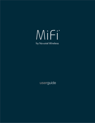 Novatel MiFi 6620 User manual | Manualzz