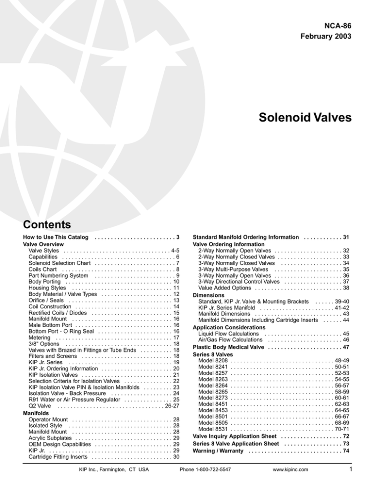 Catalogo valvulas Catalogo valvulas