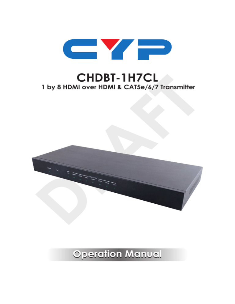 cypress_CHDBT-1H7CL_User_Manual cypress_CHDBT-1H7CL_User_Manual