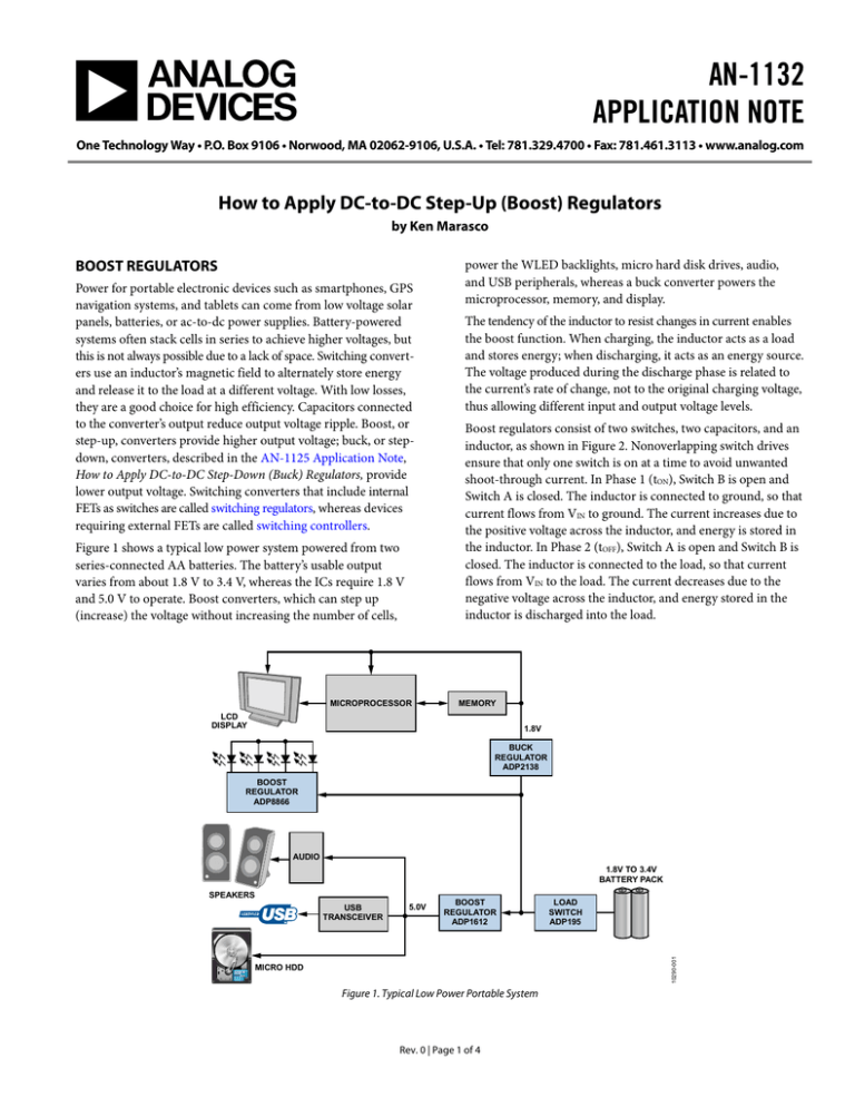 AN-1132: How to Apply DC-to-DC Step AN-1132: How to Apply DC-to-DC Step