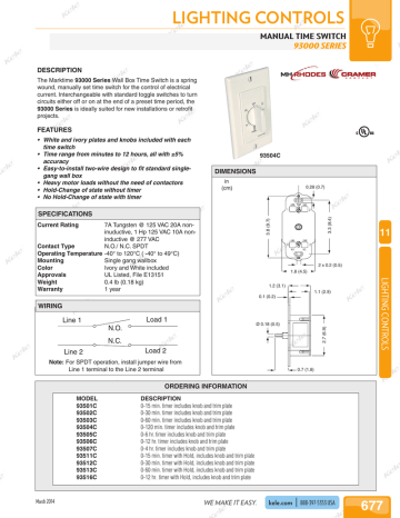 93000 Series Catalog Page 93000 Series Catalog Page