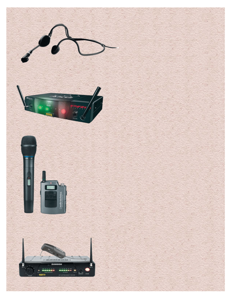 Wireless Microphones Wireless Microphones