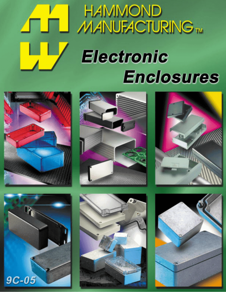Hammond_standard electronic enclosures_9C Hammond_standard electronic enclosures_9C