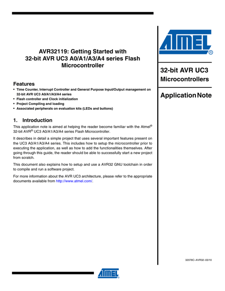 View detail for AVR32119: Getting Started with 32 View detail for AVR32119: Getting Started with 32