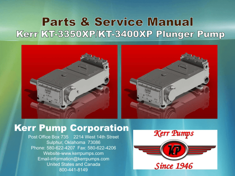Kerr Pump Corporation Kerr Pump Corporation