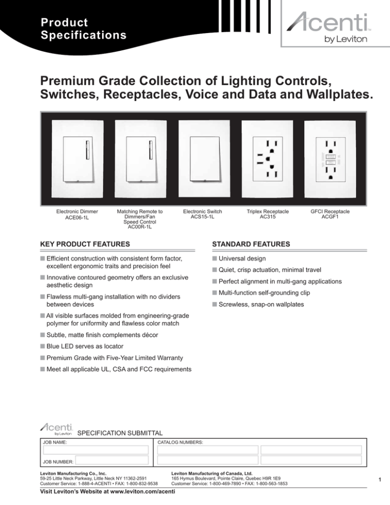Acenti Lighting Control Acenti Lighting Control