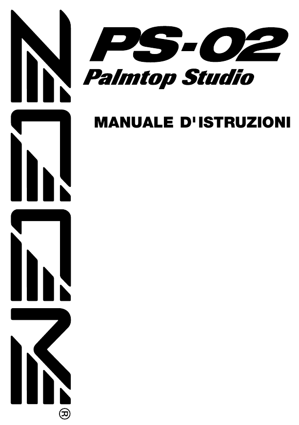 PS-02 Manuale Operativo (Italian) PS-02 Manuale Operativo (Italian)
