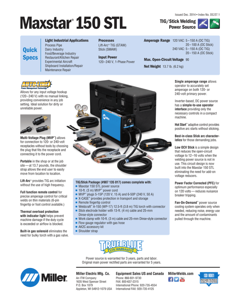 Processes Amperage Range Light Industrial Applications Processes Amperage Range Light Industrial Applications