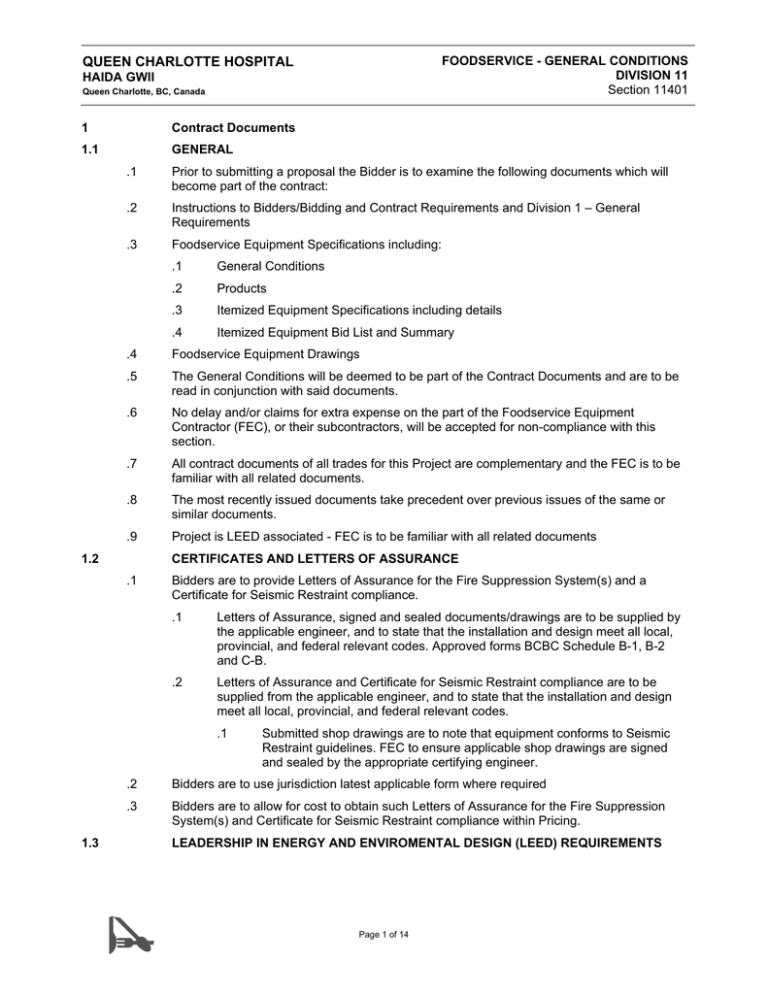 Appendix 1k: Food Service Equipment Appendix 1k: Food Service Equipment