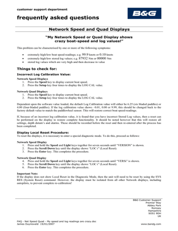 why are my speed and log readings are crazy? why are my speed and log readings are crazy?