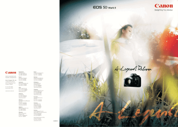 ดาวน์โหลด brochure Canon EOS ดาวน์โหลด brochure Canon EOS