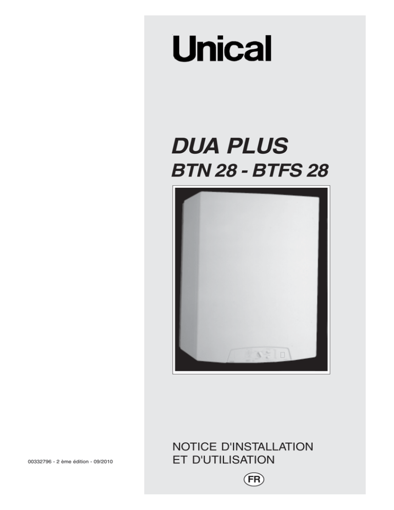 UNICAL caldaia dua plus btn btfs 28 fr UNICAL caldaia dua plus btn btfs 28 fr