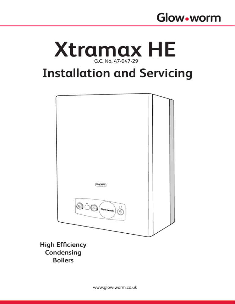 Xtramax he combination boiler installation and service instructions Xtramax he combination boiler installation and service instructions