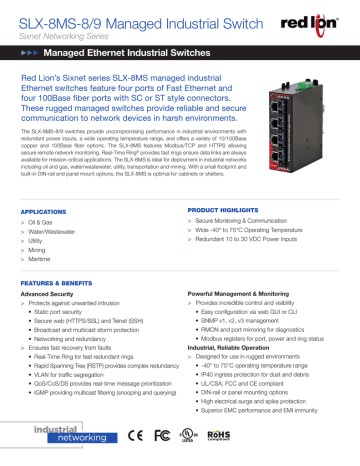 SLX 8MS Data Sheet Manualzz