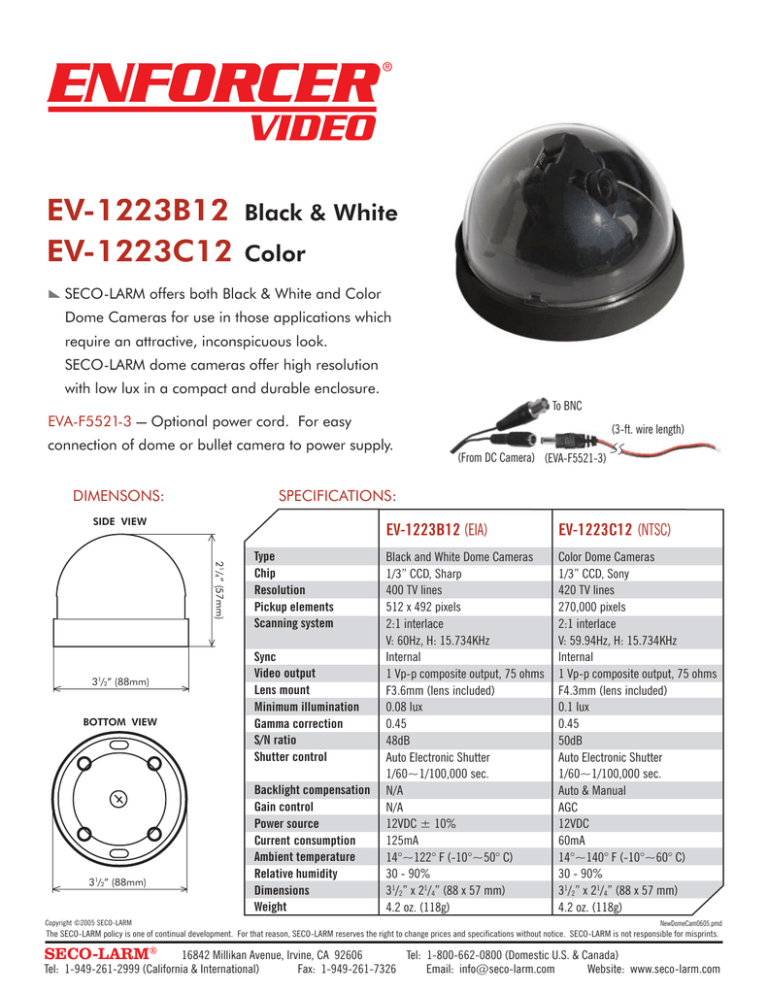 EV 1223C12 EV 1223C12