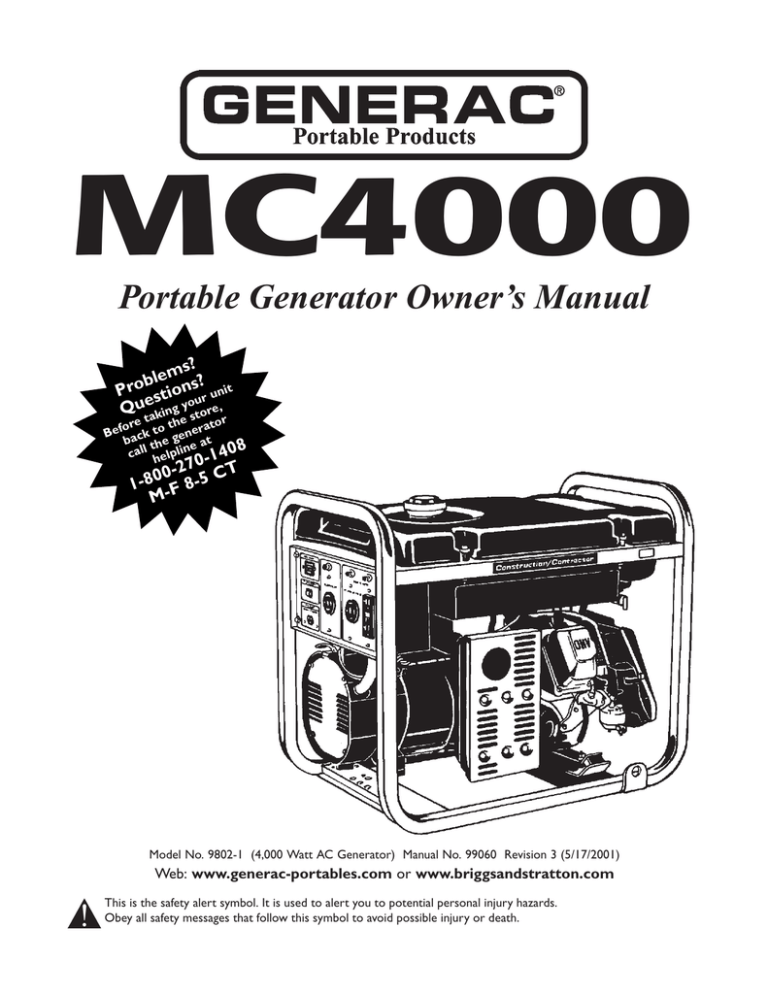 Generac Kw Owners Manual