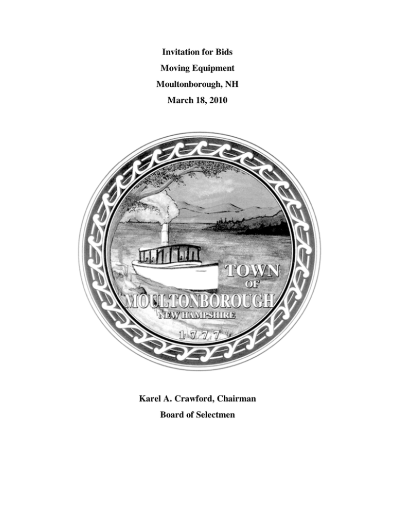 File - Invitation for Bids: Various items of motorized equipment/vehicles Specs File - Invitation for Bids: Various items of motorized equipment/vehicles Specs