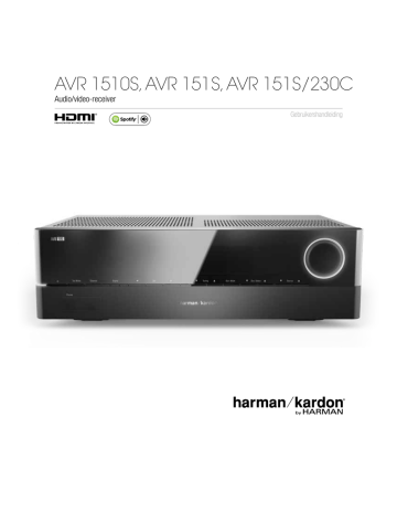 AVR 1510S, AVR 151S, AVR 151S/230C Audio/video-receiver Gebruikershandleiding ® AVR 1510S, AVR 151S, AVR 151S/230C Audio/video-receiver Gebruikershandleiding ®