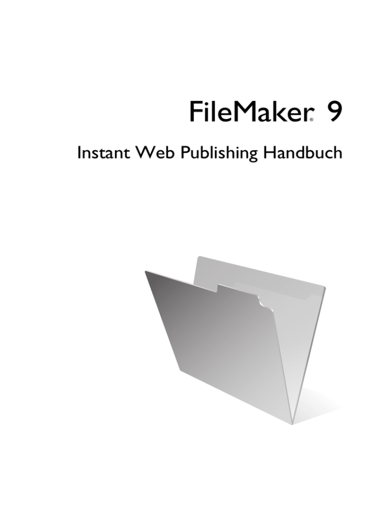 Instant Web Publishing Guide Instant Web Publishing Guide