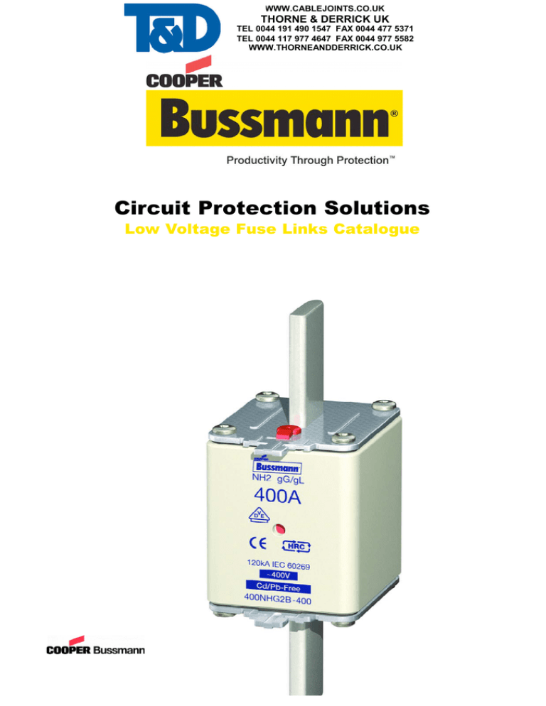 Bussmann LV Fuses - Industrial Motor Offset Blade Fuses Bussmann LV Fuses - Industrial Motor Offset Blade Fuses