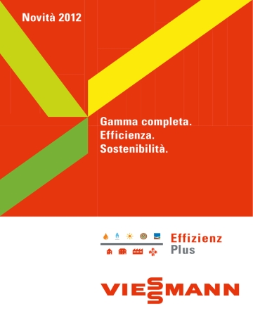 VIESSMANN novita prodotti 2012 VIESSMANN novita prodotti 2012