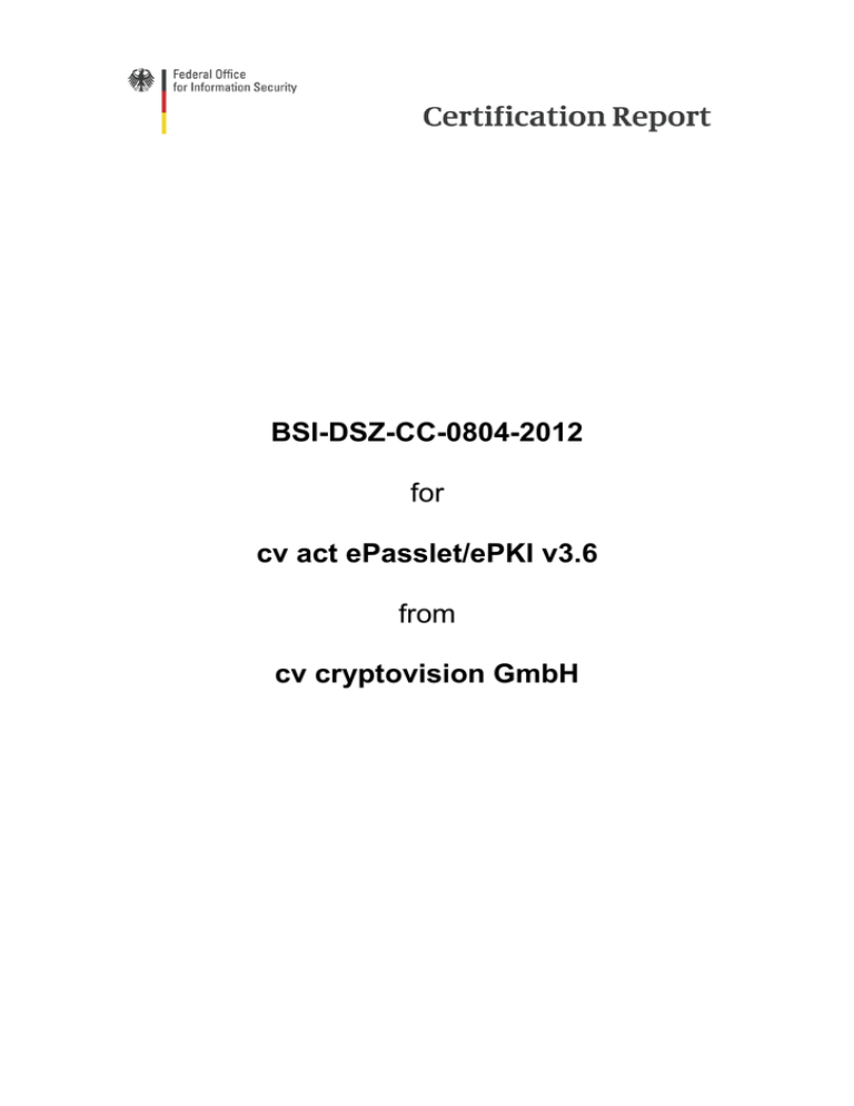 Certification Report: 0804a_pdf Certification Report: 0804a_pdf