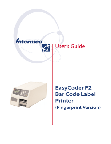 Intermec EasyCoder F2 User manual | Manualzz Intermec EasyCoder F2 User manual | Manualzz