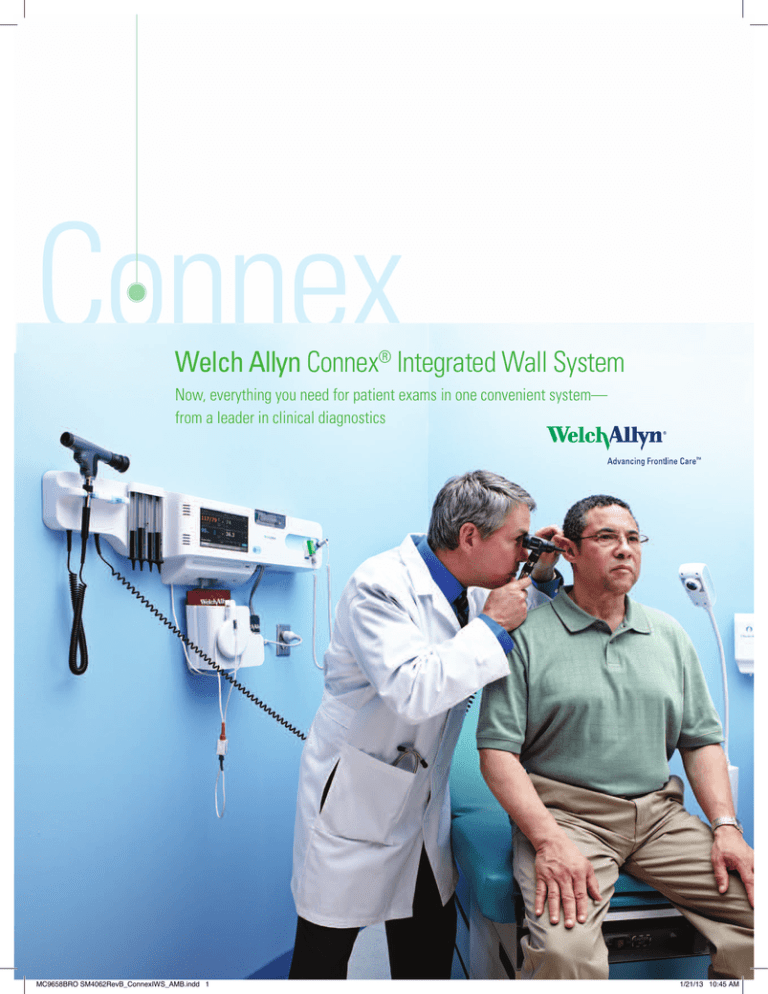 Connex Integrated Wall System Ambulatory Connex Integrated Wall System Ambulatory