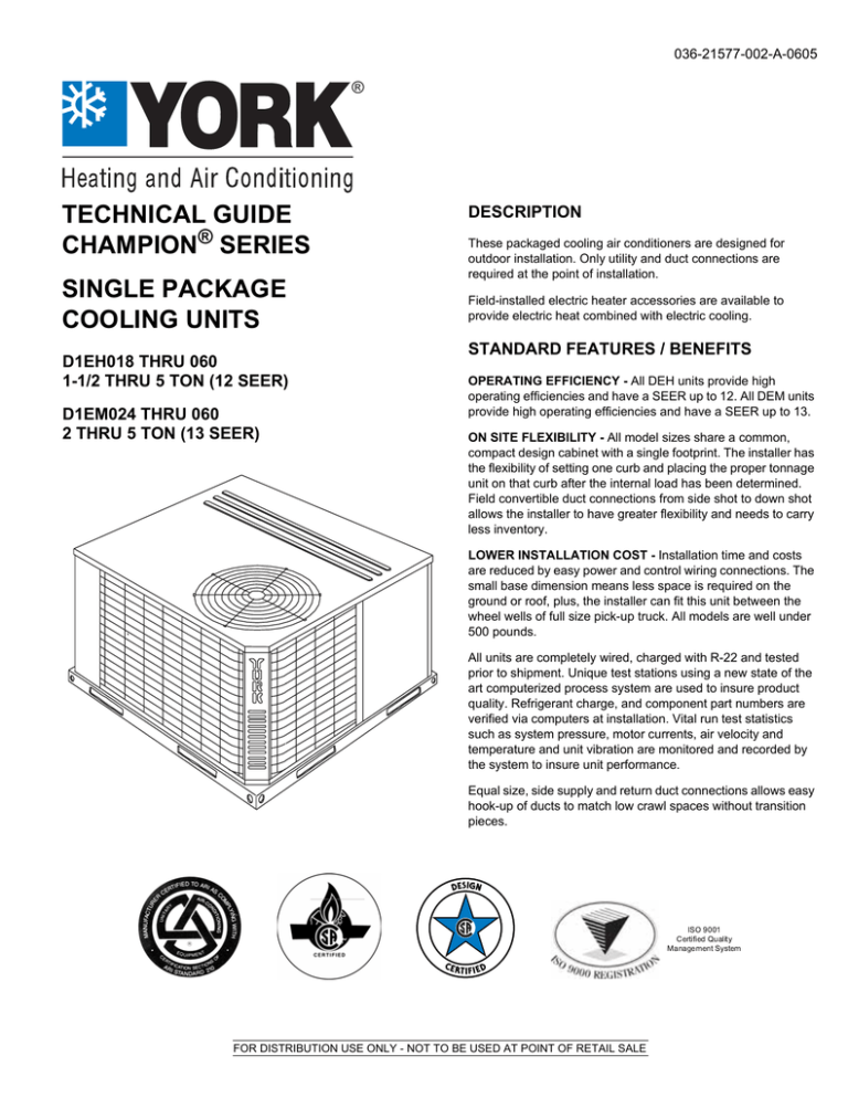 Tech Guide D1EH 18-42 1ph Tech Guide D1EH 18-42 1ph