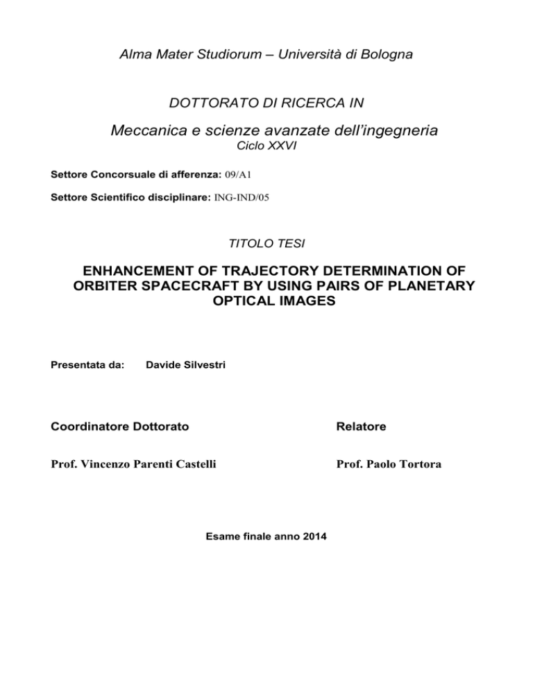 Silvestri Davide PhD Thesis Silvestri Davide PhD Thesis