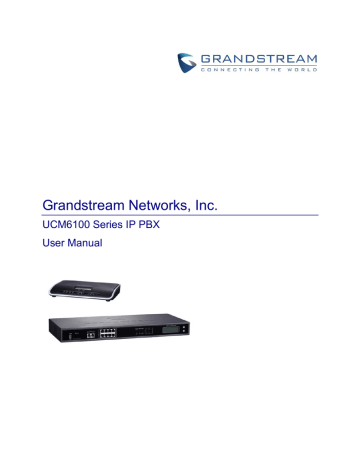 UCM6100 User Manual – english UCM6100 User Manual – english