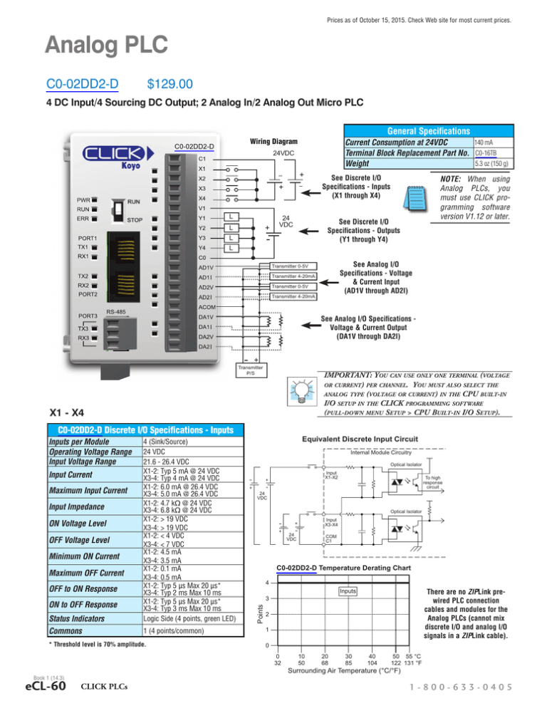 C0-02DD2-D CPU Technical Specs C0-02DD2-D CPU Technical Specs