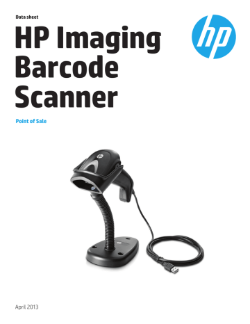 HP Imaging Barcode Scanner April 2013 HP Imaging Barcode Scanner April 2013