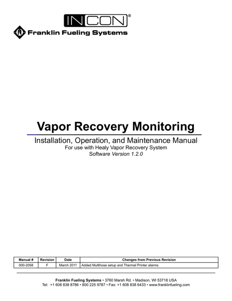 TS-EMS VRM Operator Guide TS-EMS VRM Operator Guide