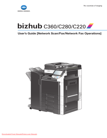 Konica Minolta bizhub C280 User Guide | Manualzz Konica Minolta bizhub C280 User Guide | Manualzz