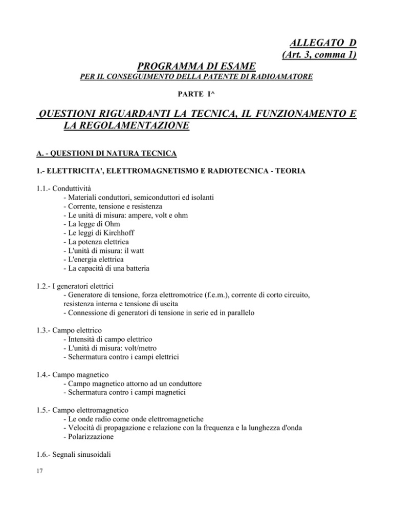 Legge AllegatoD Legge AllegatoD