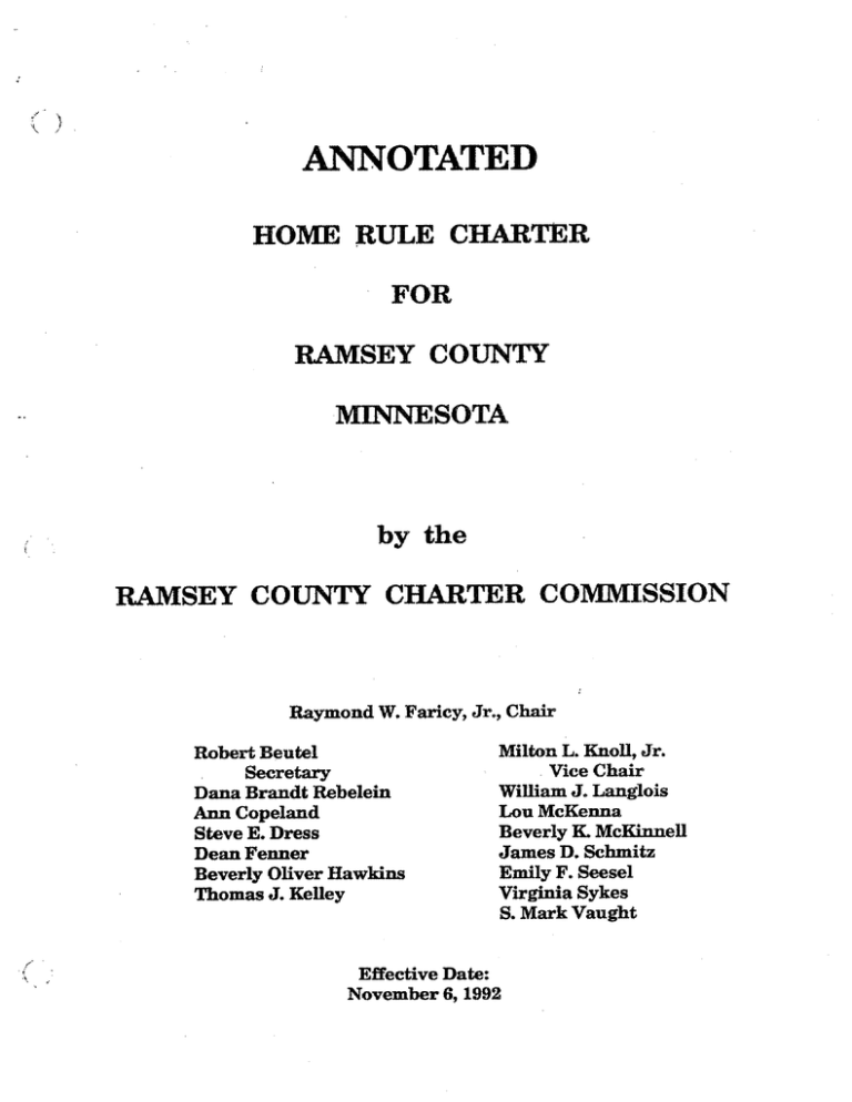 Annotated Charter Annotated Charter