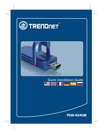 Trendnet TEW-424UBK 54Mbps Wireless G USB Adapter Kit Quick Installation Guide | Manualzz Trendnet TEW-424UBK 54Mbps Wireless G USB Adapter Kit Quick Installation Guide | Manualzz